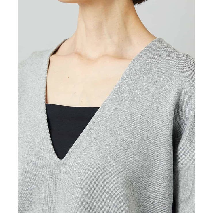 深Vネックニットプルオーバー | MICHEL KLEIN | 詳細画像23 