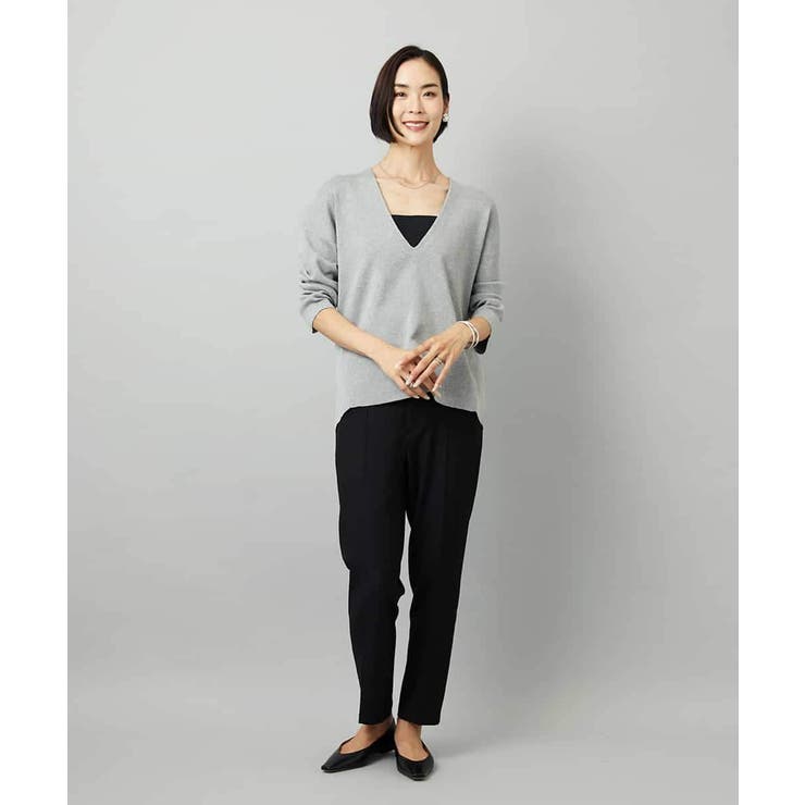 深Vネックニットプルオーバー | MICHEL KLEIN | 詳細画像8 