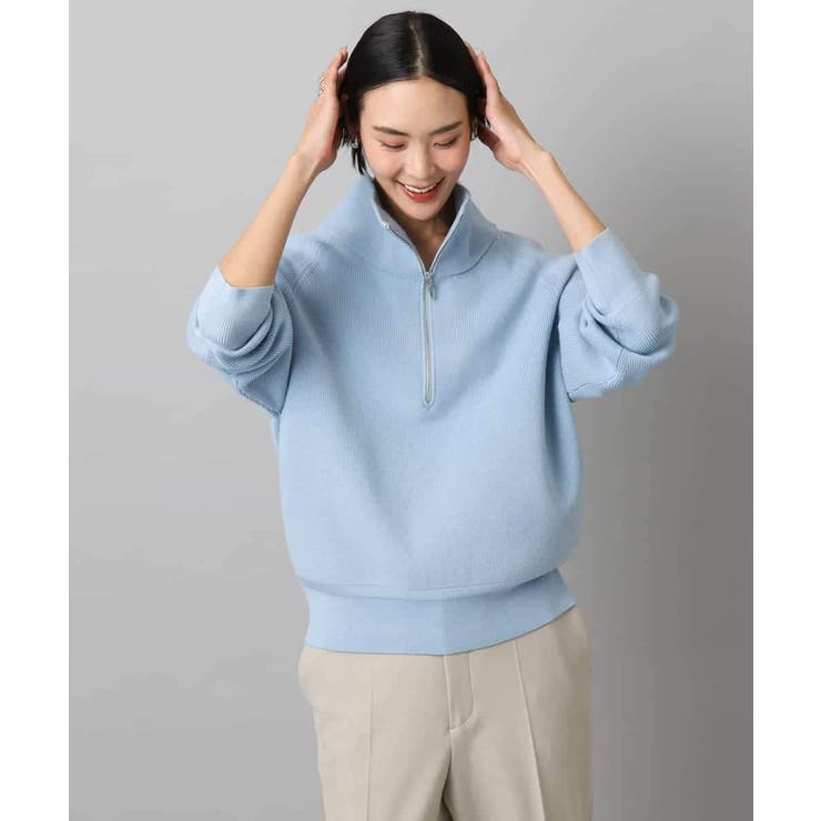 ハーフジップニット | MICHEL KLEIN | 詳細画像15 