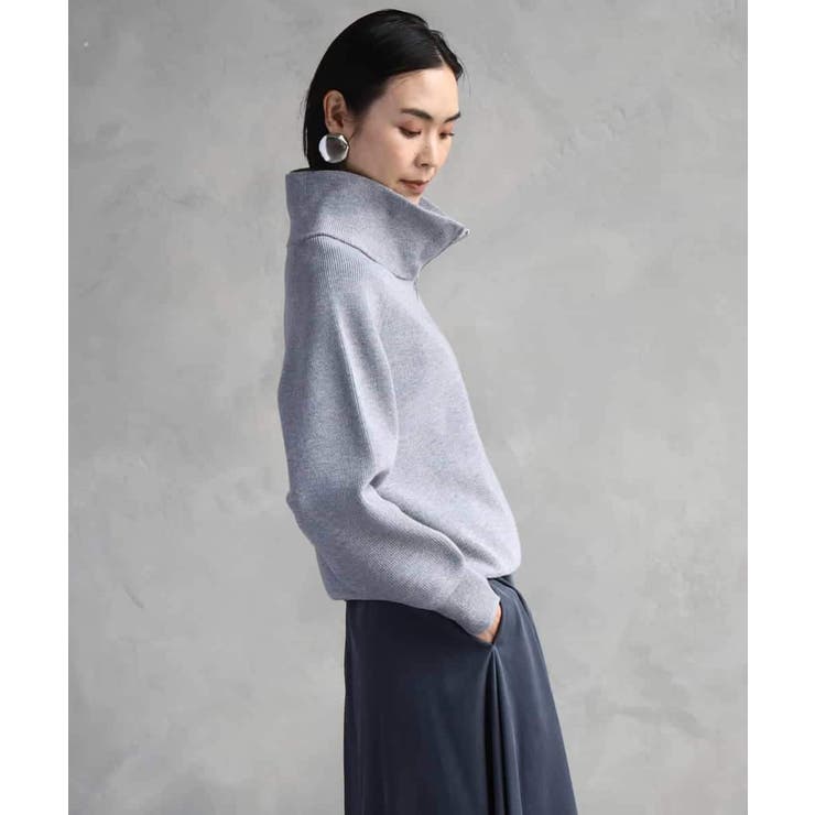 ハーフジップニット | MICHEL KLEIN | 詳細画像2 