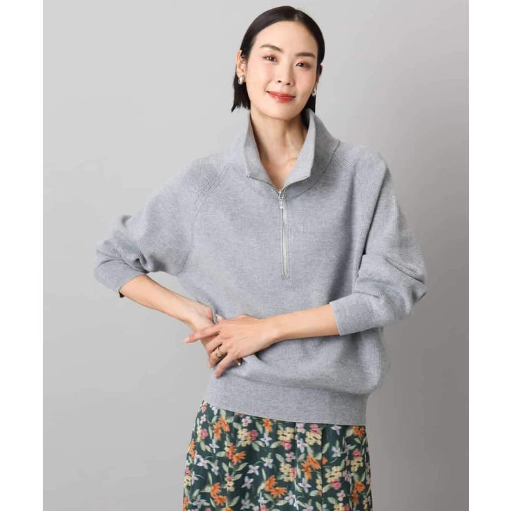 ハーフジップニット | MICHEL KLEIN | 詳細画像8 