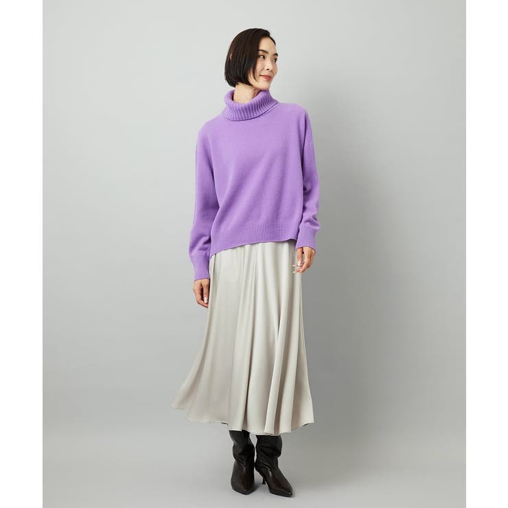 [新色追加][定番人気]ハイネックニット | MICHEL KLEIN | 詳細画像17 