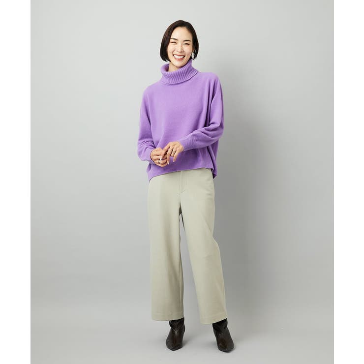 [新色追加][定番人気]ハイネックニット | MICHEL KLEIN | 詳細画像20 