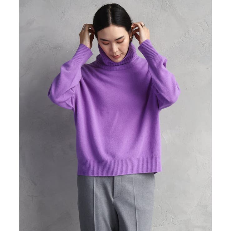 [新色追加][定番人気]ハイネックニット | MICHEL KLEIN | 詳細画像24 