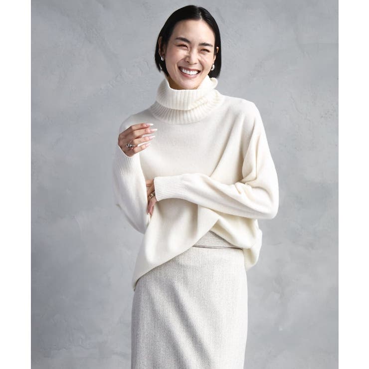 [新色追加][定番人気]ハイネックニット | MICHEL KLEIN | 詳細画像38 