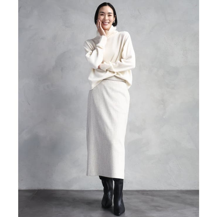 [新色追加][定番人気]ハイネックニット | MICHEL KLEIN | 詳細画像43 