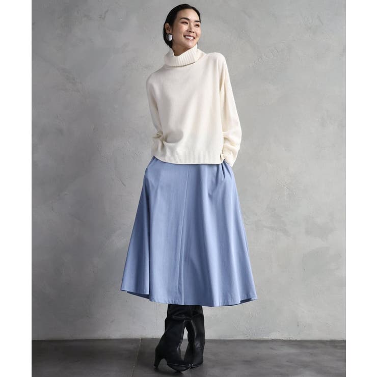 [新色追加][定番人気]ハイネックニット | MICHEL KLEIN | 詳細画像48 