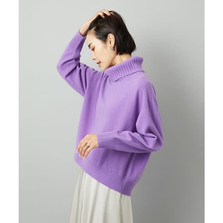 [新色追加][定番人気]ハイネックニット | MICHEL KLEIN | 詳細画像74 