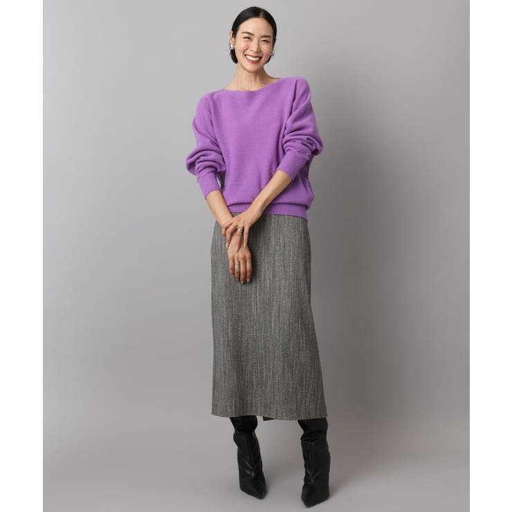 [定番人気]ホールガーメント(R)ドルマンスリーブニット | MICHEL KLEIN | 詳細画像12 