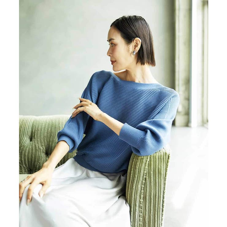 ホールガーメント(R)ドルマンスリーブニット | MICHEL KLEIN | 詳細画像2 