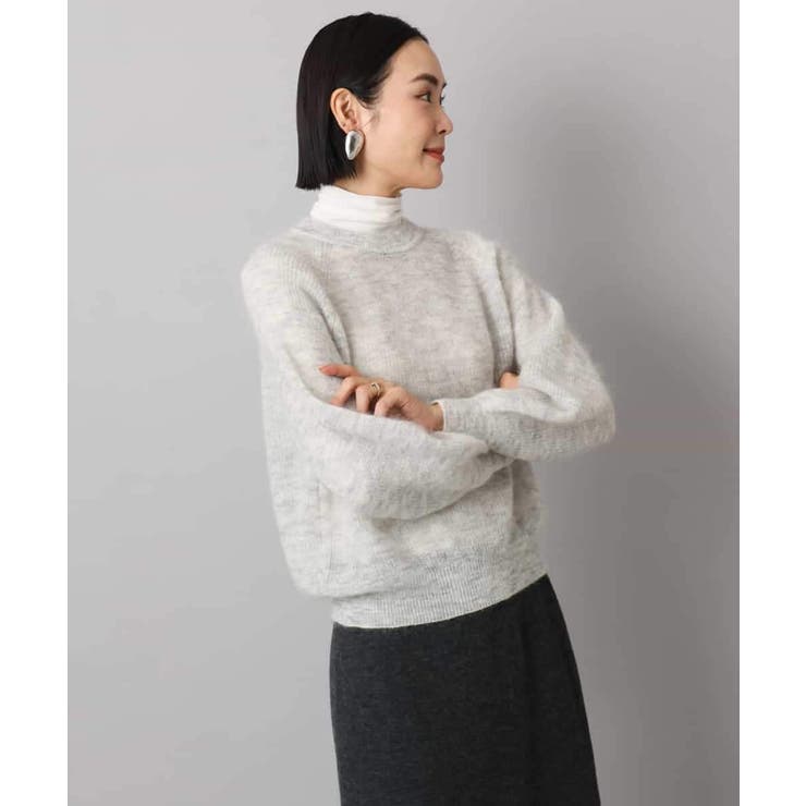 モヘアローゲージニット | MICHEL KLEIN | 詳細画像10 