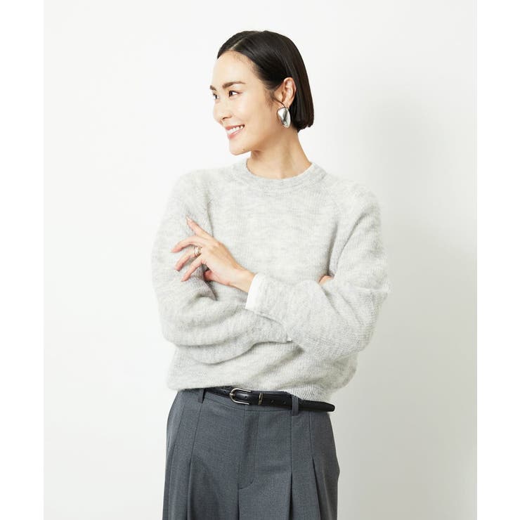 モヘアローゲージニット | MICHEL KLEIN | 詳細画像16 