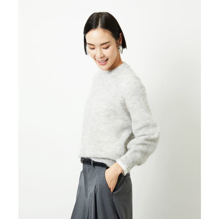 モヘアローゲージニット | MICHEL KLEIN | 詳細画像17 