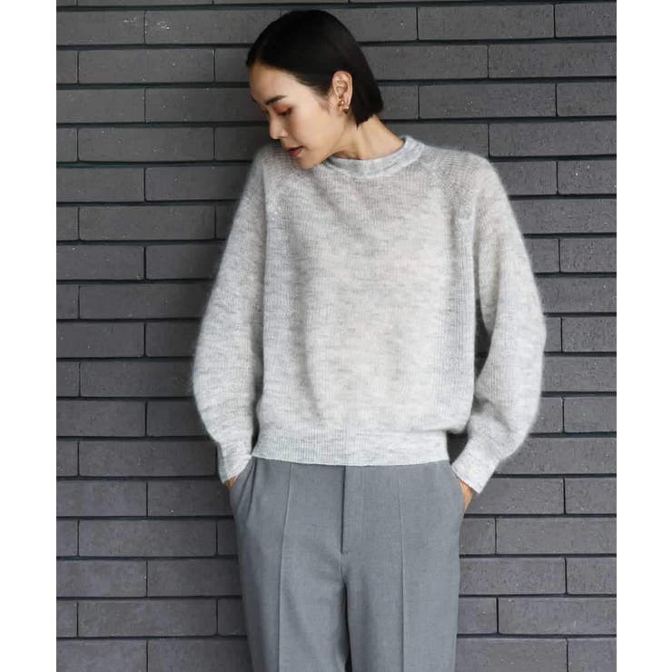 モヘアローゲージニット | MICHEL KLEIN | 詳細画像2 