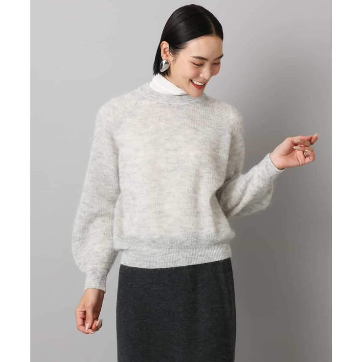 モヘアローゲージニット | MICHEL KLEIN | 詳細画像9 