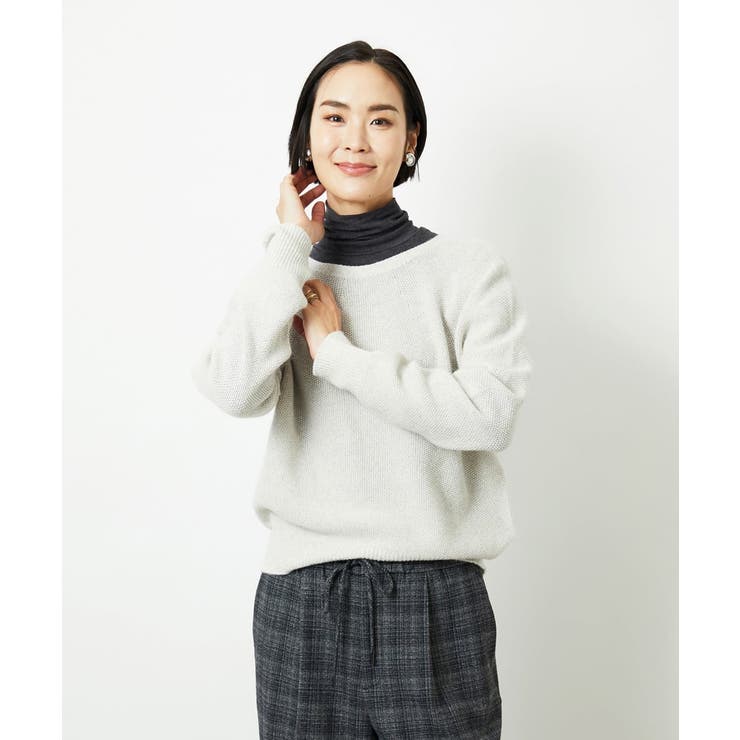 ホールガーメント（R）クルーネックニット | MICHEL KLEIN | 詳細画像13 