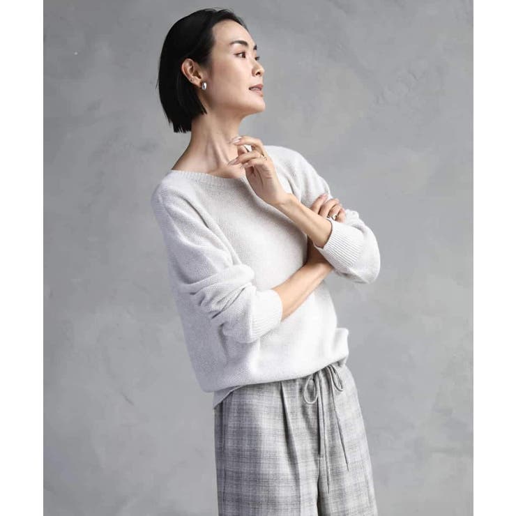 ホールガーメント（R）クルーネックニット | MICHEL KLEIN | 詳細画像9 