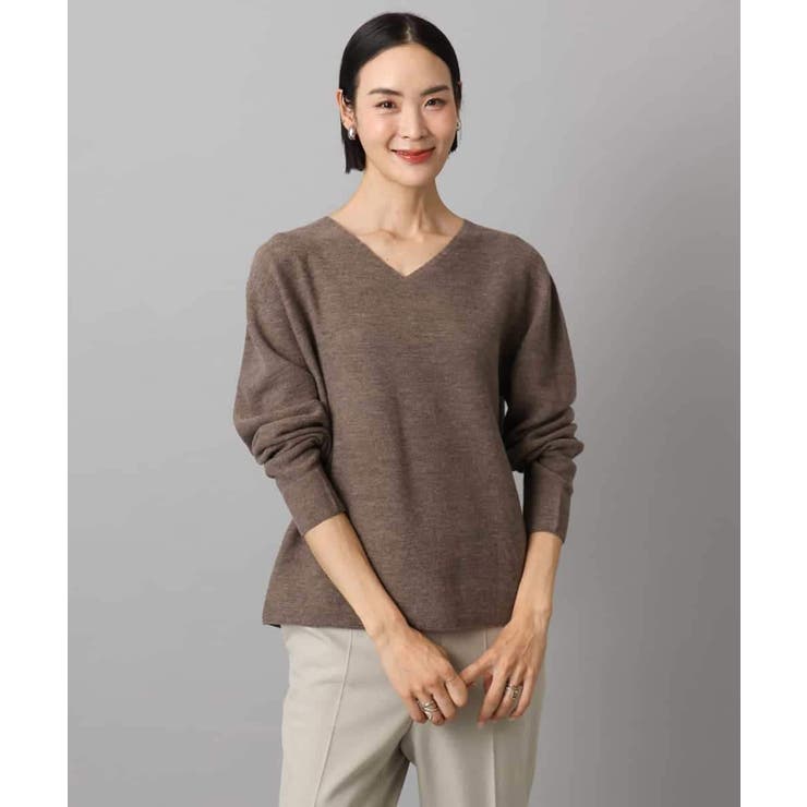 [セットアップ対応]Vネックニット | MICHEL KLEIN | 詳細画像15 