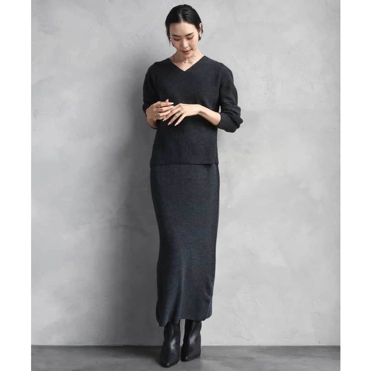 [セットアップ対応]Vネックニット | MICHEL KLEIN | 詳細画像19 