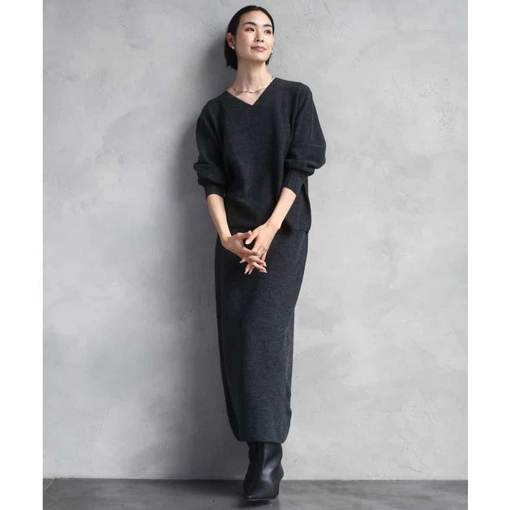 [セットアップ対応]Vネックニット | MICHEL KLEIN | 詳細画像20 