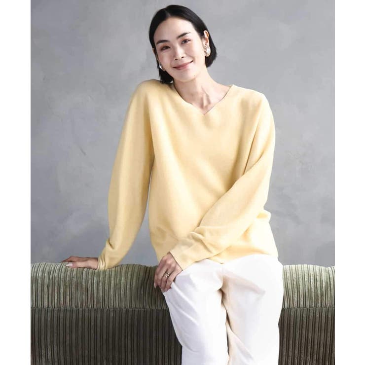 [セットアップ対応]Vネックニット | MICHEL KLEIN | 詳細画像31 