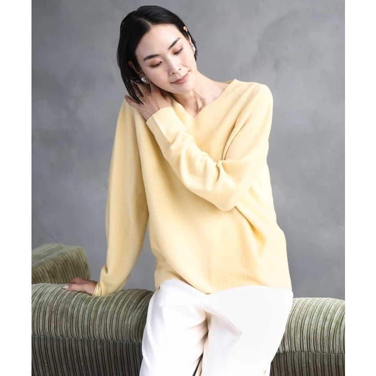 [セットアップ対応]Vネックニット | MICHEL KLEIN | 詳細画像33 