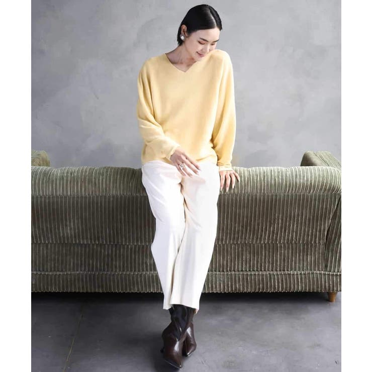 [セットアップ対応]Vネックニット | MICHEL KLEIN | 詳細画像34 