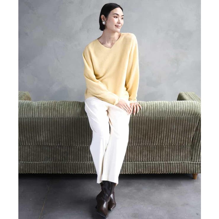 [セットアップ対応]Vネックニット | MICHEL KLEIN | 詳細画像35 