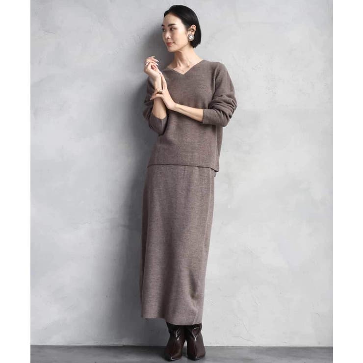 [セットアップ対応]Vネックニット | MICHEL KLEIN | 詳細画像5 