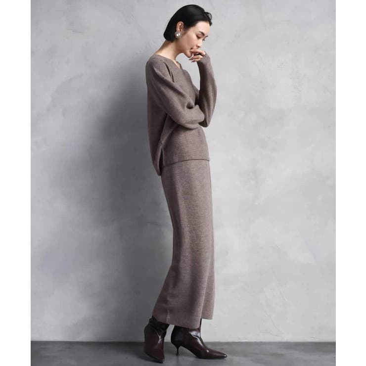 [セットアップ対応]Vネックニット | MICHEL KLEIN | 詳細画像6 