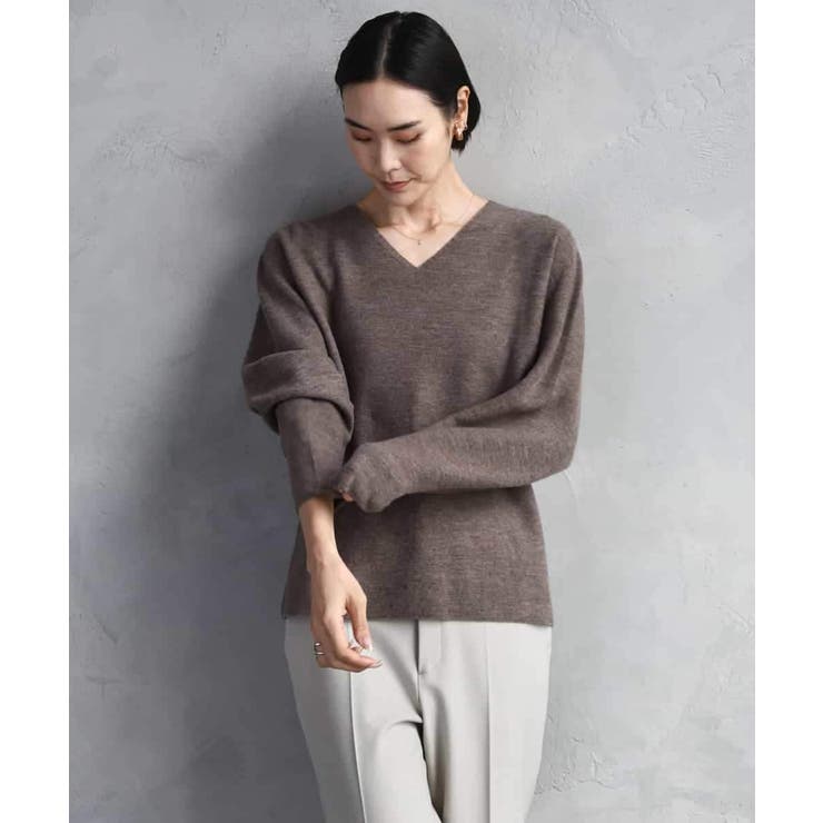 [セットアップ対応]Vネックニット | MICHEL KLEIN | 詳細画像8 