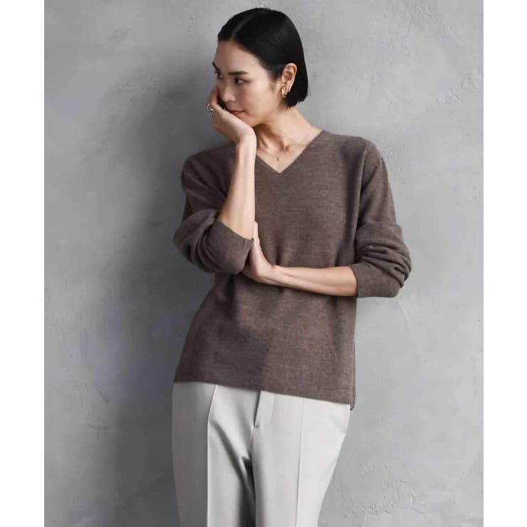 [セットアップ対応]Vネックニット | MICHEL KLEIN | 詳細画像9 