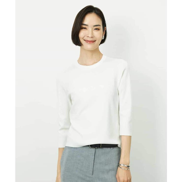 [アンサンブル対応]コンパクトニットプルオーバー | MICHEL KLEIN | 詳細画像2 