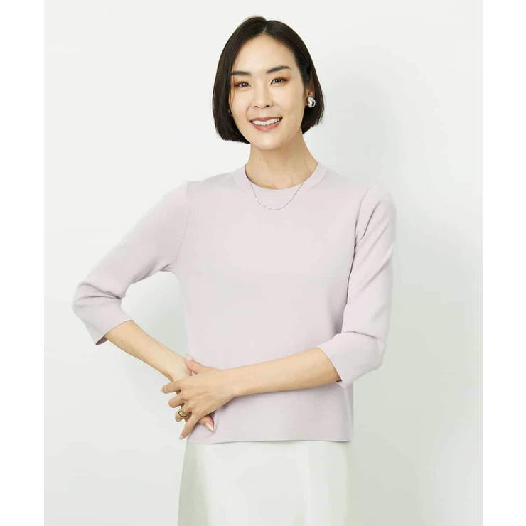 [アンサンブル対応]コンパクトニットプルオーバー | MICHEL KLEIN | 詳細画像20 