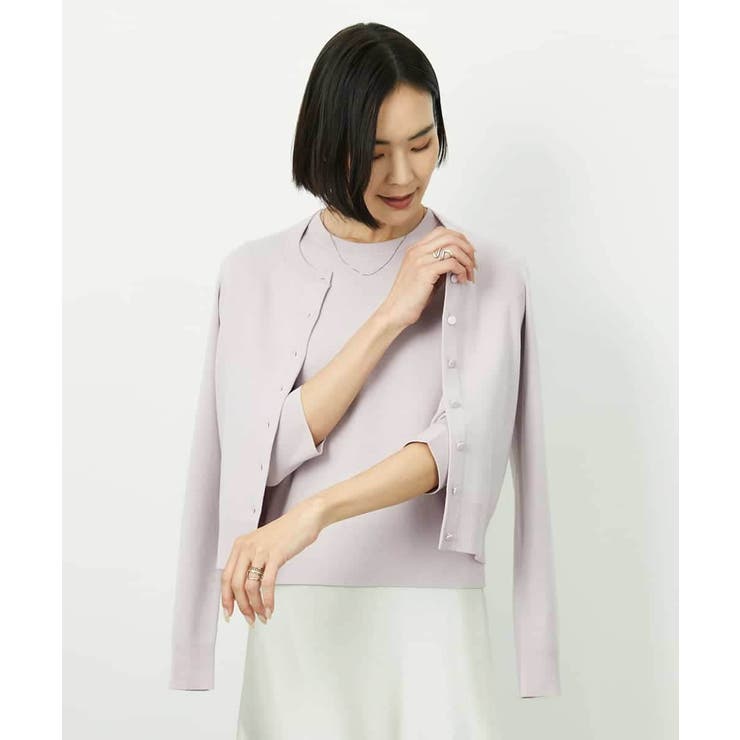 [アンサンブル対応]コンパクトニットプルオーバー | MICHEL KLEIN | 詳細画像25 