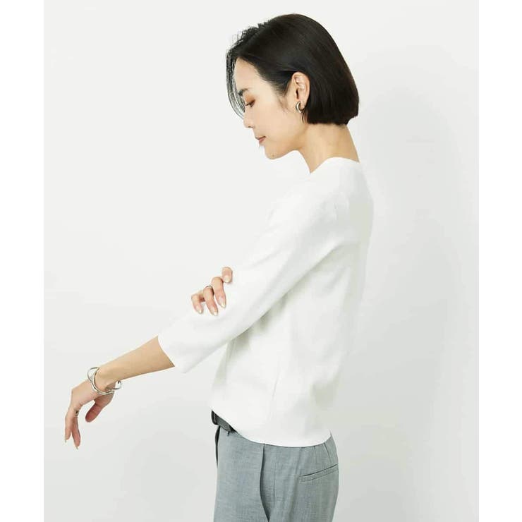 [アンサンブル対応]コンパクトニットプルオーバー | MICHEL KLEIN | 詳細画像3 