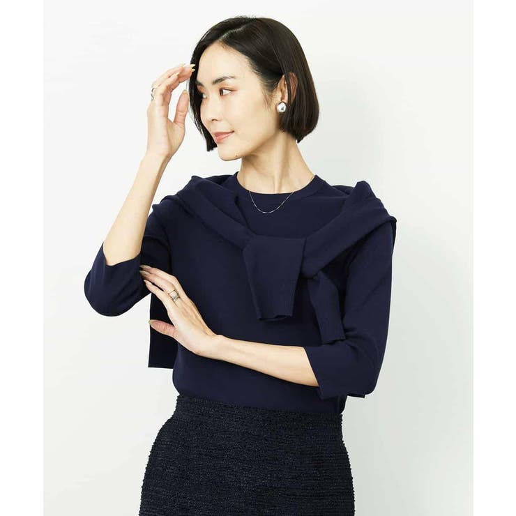 [アンサンブル対応]コンパクトニットプルオーバー | MICHEL KLEIN | 詳細画像33 