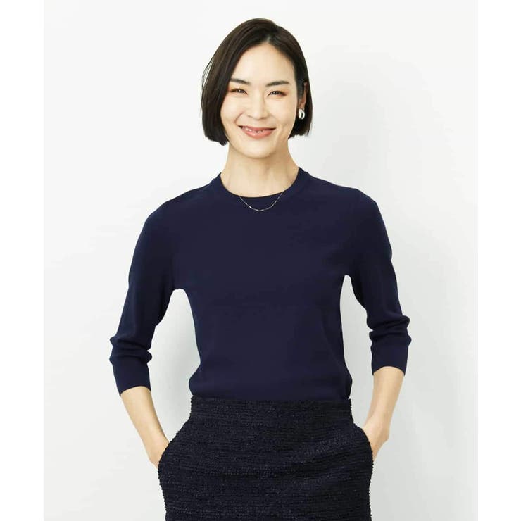 [アンサンブル対応]コンパクトニットプルオーバー | MICHEL KLEIN | 詳細画像35 