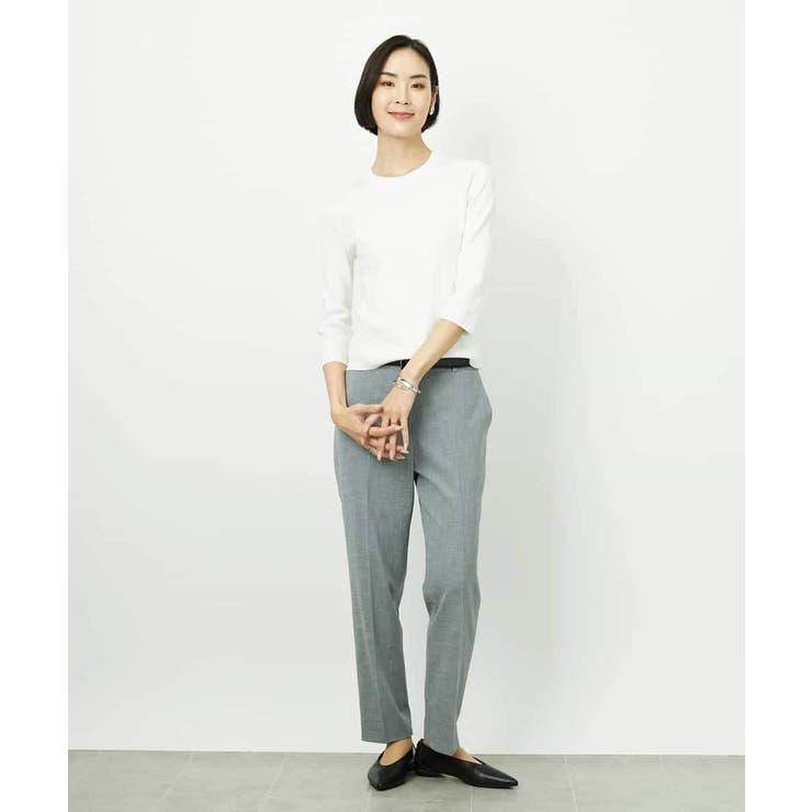 [アンサンブル対応]コンパクトニットプルオーバー | MICHEL KLEIN | 詳細画像7 