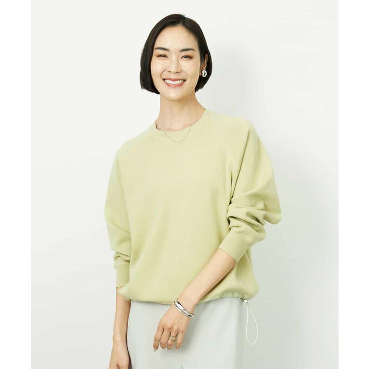 ライトイエロー | ドロストラグランニットプルオーバー | MICHEL KLEIN