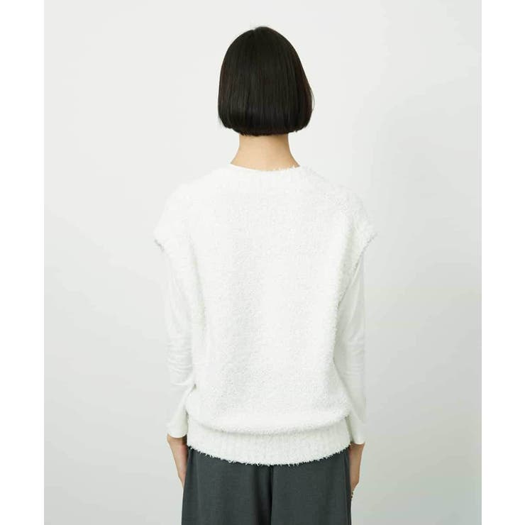 ツィードライクVネックベスト | MICHEL KLEIN | 詳細画像20 