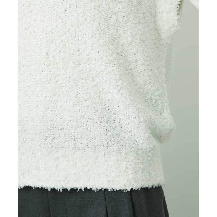 ツィードライクVネックベスト | MICHEL KLEIN | 詳細画像23 