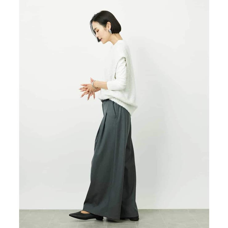 ツィードライクVネックベスト | MICHEL KLEIN | 詳細画像5 