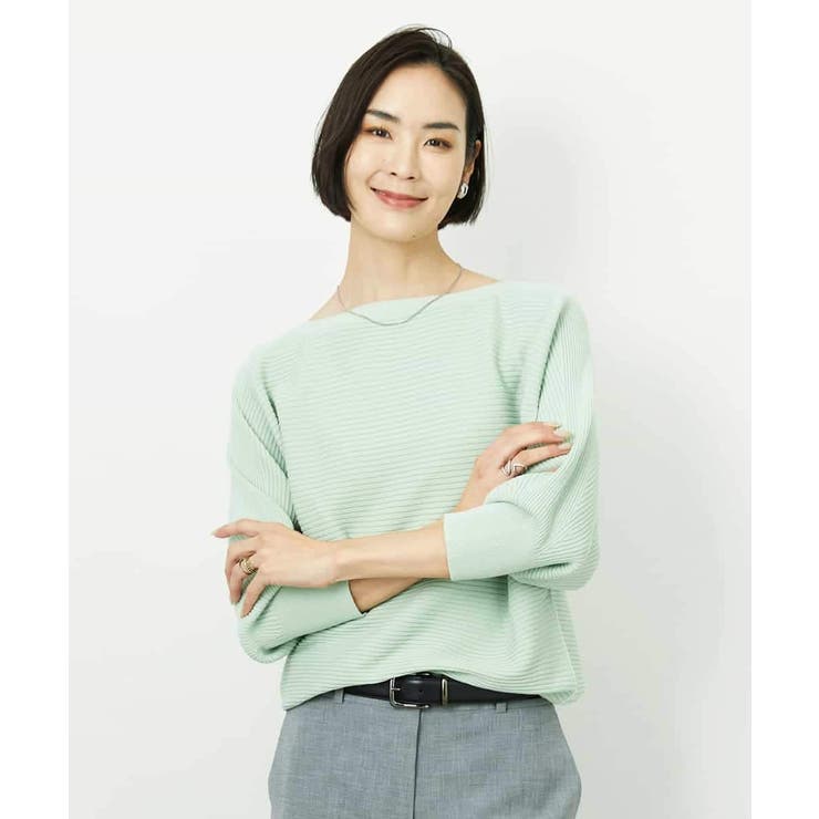 ［定番人気］ホールガーメント(R)ドルマンスリーブニット | MICHEL KLEIN | 詳細画像14 