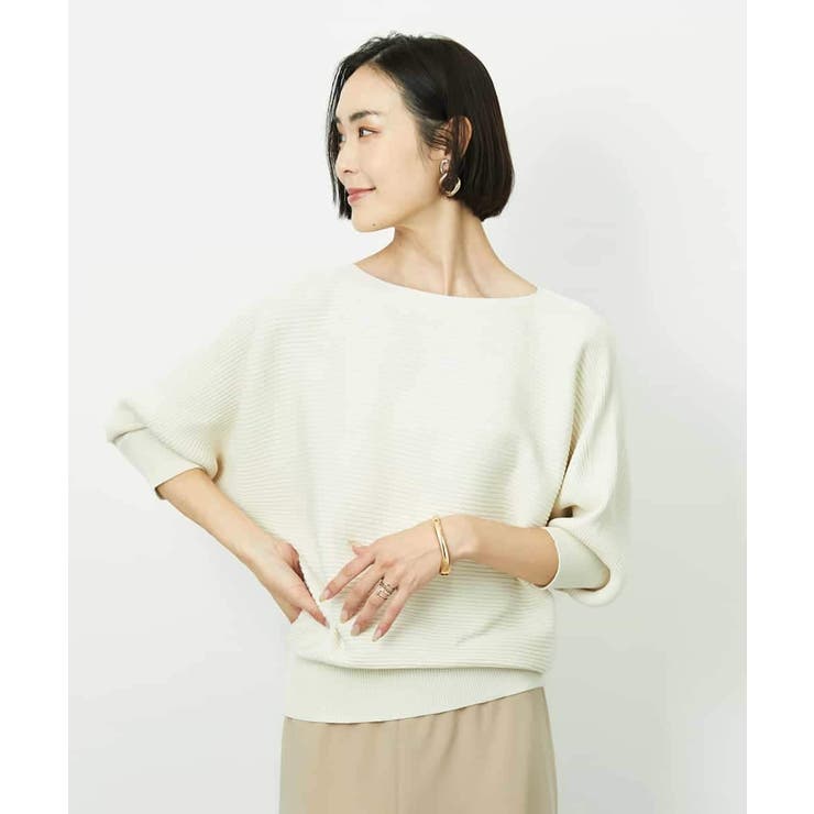 ［定番人気］ホールガーメント(R)ドルマンスリーブニット | MICHEL KLEIN | 詳細画像2 