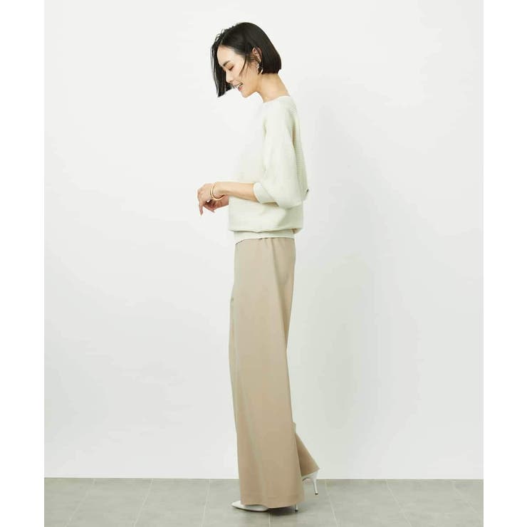 ［定番人気］ホールガーメント(R)ドルマンスリーブニット | MICHEL KLEIN | 詳細画像6 