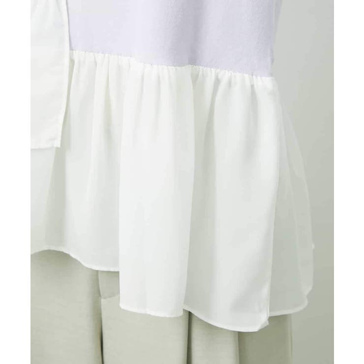 裾切替フレアニットプルオーバー | MICHEL KLEIN | 詳細画像16 