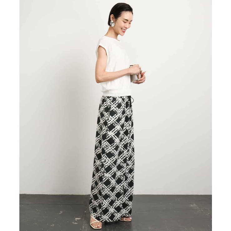 [アンサンブル対応]スパンコールフレンチスリーブニット | MICHEL KLEIN | 詳細画像6 