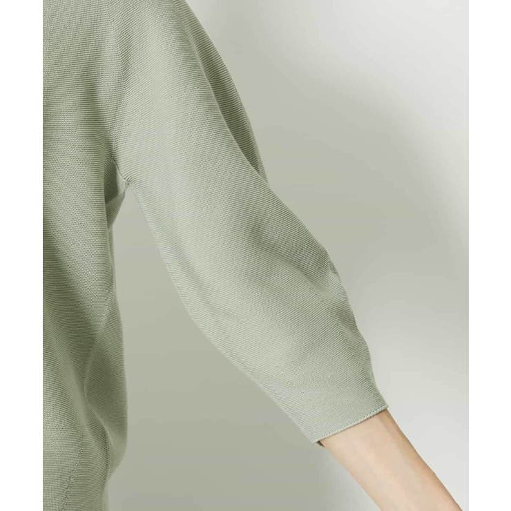 [1枚着としておすすめ]ホールガーメント(R)Vネックボリュームスリーブニット | MICHEL KLEIN | 詳細画像32 