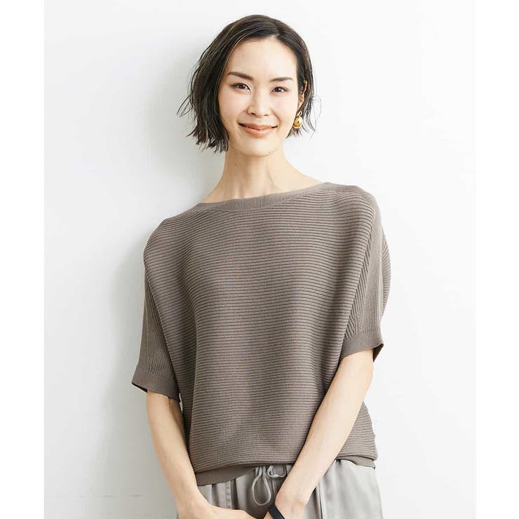 [定番人気]ホールガーメント(R)ボートネックニット（WEB限定カラー） | MICHEL KLEIN | 詳細画像17 